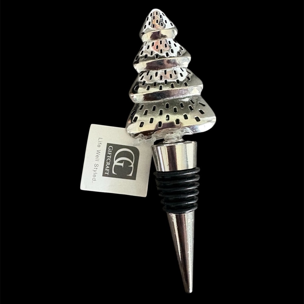 Holiday Christmas Tree Wine Bottle Stopper